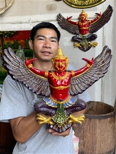 พญาครุฑ ติดผนัง ขนาด50ซม องค์ใหญ่ ครุฑพิมพ์เทพบุตร