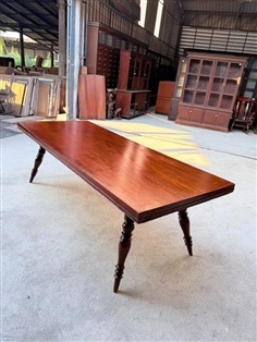 โต๊ะไม้สักขากลึง งานเก่าอายุประมาณ 40 ปี โต๊ะไม้สั