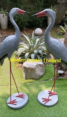 New Design!! นกกระเรียนสไตล์ญี่ปุ่น แต่งสวน