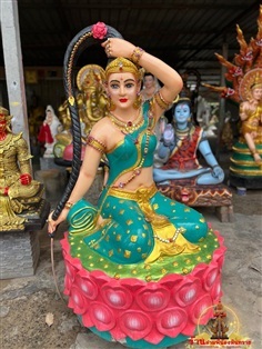พระแม่ธรณี นั่งดอกบัว 1.50 เมตร