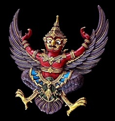 พญาครุฑ พญาสุบรรณ ติดผนัง ขนาด60ซม ครุฑพ่าห์