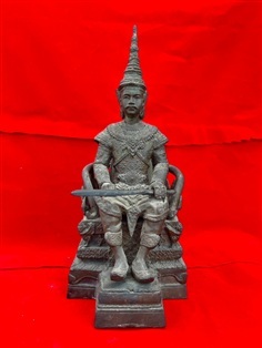 พระบรมรูป รัขกาลที่5 ทรงบัลลังก์ ทรงเครื่องเต็มยศ