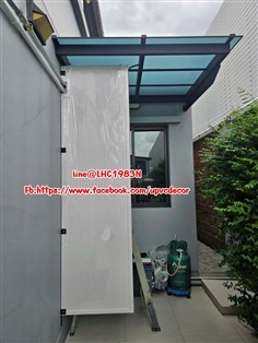 แผงระแนงบังแดด ระแนงบังตา ฉากกั้นพื้นที่ ระแนงupvc
