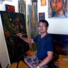 ผลิตและจำหน่ายภาพวาดแนวจิตรกรรมไทย รับวาดภาพประกอบหนังสือ ไพ