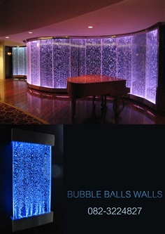 ฺแผงม่านน้ำ  BUBBLE WALLS