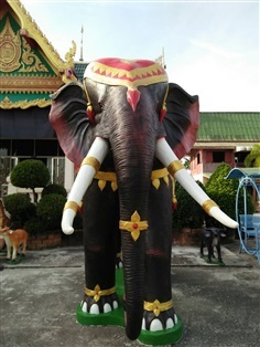 ช้างทรงปูนปั้นสูง3เมตร
