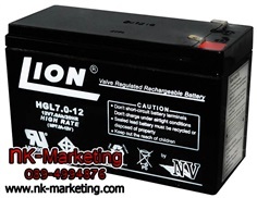 แบตเตอรี่แห้ง 12v 7ah LION (HGL12V-7AH) 