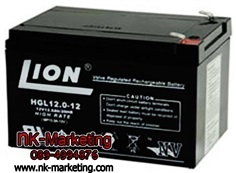 แบตเตอรี่แห้ง 12v 12ah LION (HGL12V-12AH)