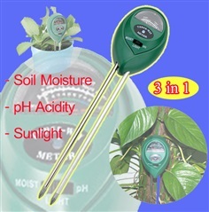 เครื่องวัดดินค่า PH ,แสง,ความชื้นดิน 3in1