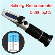 เครื่องวัดความเค็ม 0-280ppt% Salinity Refractometer 