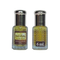 น้ำมันไม้หอมแก่นจันทร์ หอมอโรม่า แท้ 100% ไม่มีน้ำหอม 6 ml.