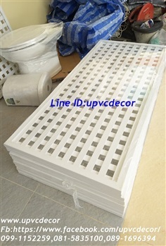 ระแนงupvc รั้วบังตาข้างบ้าน รั้วสำเร็จรูปupvc รั้วเสริมรั้ว