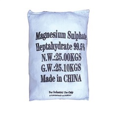 แมกนีเซียมซัลเฟตเฮ็ปตร้าไฮเดรต (MgSo47H2O) แบ่งขาย นน. 1 Kg.