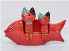 เซทปลา+แมวสีแดง (8-0260)