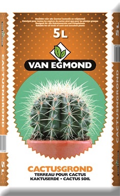 พีทมอส ดินปลูกกระบองเพชร 5L (นำเข้าเนเธอแลนด์) Van Egmond