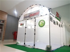 โรงเรือนสำเร็จรูปสเตนเลสTgpro-Greenhouse  Size 3x3m.-14x42m.