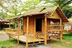บ้านไม้ใผ่น็อคดาวน์(Bamboo House)