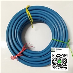 สายยาง PVC 5/8 x 15 เมตร สีฟ้า  