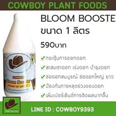 ปุ๋ยเร่งดอก ปุ๋ยอินทรีย์น้ำ สูตรเร่งดอก Cowboy Bloom Booster