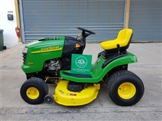 ขายเเล้ว-รถตัดหญ้านั่งขับ John Deere L100 Automatic 