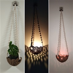 ที่แขวนกระถางต้นไม้ ที่เเขวนเทียนหอม | Macrame plant hanger - บางขุนเทียน กรุงเทพมหานคร