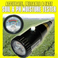 PH01B - เครื่องวัดความชื้น กรดด่างในดิน SOIL PH MOISTURE MET