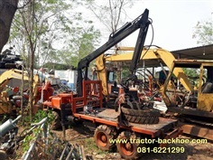 ขาย รถคีบไม้ คีบอ้อย คีบซุง พร้อมบรรทุก 10 ล้อ 3 เพลา วิ๊นซ์ | tractor-backhoe - ปากท่อ ราชบุรี