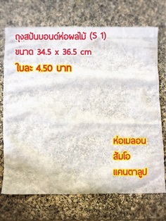 ถุงสปันบอนด์ห่อส้มโอ แคนตาลูป เมล่อน | bagforbanana - เมืองระยอง ระยอง