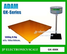 เครื่องชั่งวางพื้น500kg  ยี่ห้อ ADAM รุ่น GK-500K