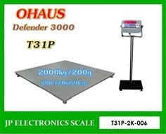 เครื่องชั่งแบบวางพื้น2000กิโล ยี่ห้อ OHAUS รุ่น T31P-2K-006