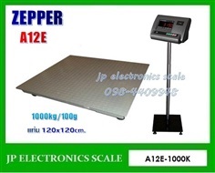 เครื่องชั่งวางพื้น1000kg ยี่ห้อ ZEPPER รุ่น A12E-1000K