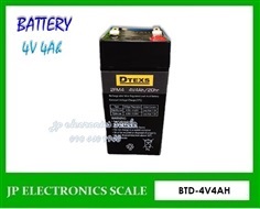 แบตเตอรี่อะไหล่เครื่องชั่ง แบตหน้าจอเครื่องชั่ง BATTERY 4V 4 | jpelectronics - คลองหลวง ปทุมธานี