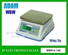 เครื่องชั่งกันน้ำ16kg ยี่ห้อ ADAM รุ่น WBW16