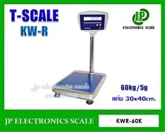 เครื่องชั่งวางพื้น60kg ยี่ห้อ T-SCALE รุ่น KW-R 