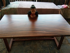 โต๊ะไม้แผ่นเดียว  100x200 