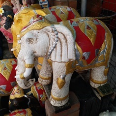 ช้างทรง ดินเผา | ร้านจอย เชรามิก - จตุจักร กรุงเทพมหานคร
