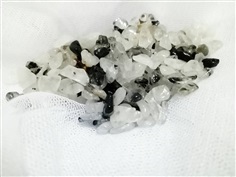 ไหมดำ Black Rutile Quartz หินบำบัดโรคร้าย หินดูดเงิน หินเสริ