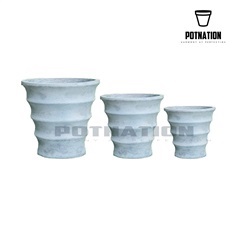 Cylindrical Pot With Holizontal Strips Line/ code:PN2006