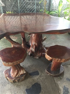 เฟอร์นิเจอร์ปุ่มมะค่า Makha Wood furniture
