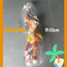 ตุ๊กตาลิงประดับสวน งานเรซิ่น น้ำหนักเบา