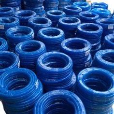 สายยางสีฟ้า 5 หุน (5/8) สวมก๊อกน้ำบ้านมาตราฐาน 1/2 นิ้ว | Local Handmade  - ทองผาภูมิ กาญจนบุรี