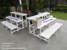 ชั้นวางต้นไม้ ชั้นวางกระถางไม่ผุ ชั้นวางupvc ชั้นวางของ ชั้น