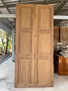 ประตูบานคู่สามลูกฟักสูง 51x215
