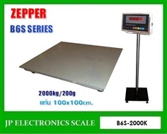 เครื่องชั่งวางพื้นขนาดใหญ่2000kg ยี่ห้อ ZEPPER รุ่น B6S