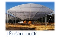 โรงเรือน แบบเปิด 6x20