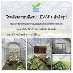 โรงเรือนระบบอีแวป (EVAP) สำเร็จรูป ราคาเริ่มต้น 49000 บาท 