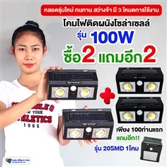 2 แถม 2 W51 ไฟติดผนัง 100W ฟรีไปอีก 1 W52 ไฟติดผนัง 20SMD