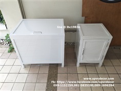 ตู้เก็บของนอกบ้าน ตู้เก็บของลานซักล้าง ตู้เก็บของไม่ผุ ตู้