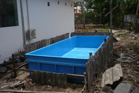 อ่างไฟเบอร์กลา สขนาด 2.5X6X0.90 CM | ร้่าน TOPTENRANCHU -  กรุงเทพมหานคร