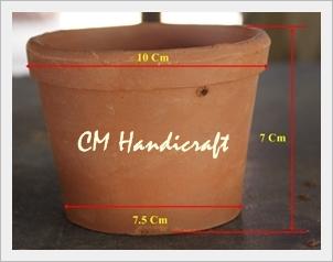 กระถางดินเผา 10x7x7.5 | CMHandicraft - หางดง เชียงใหม่